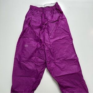 Russian Pointe Trash Bag Warm Up Pants Purple Size Small/Medium New With Tags